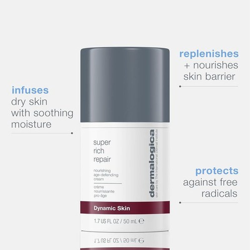 Dermalogica Super Rich Repair Face Moisturizer - Anti-Aging Formula for Deep Hydration & Nourishment