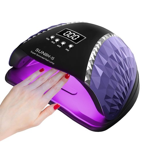 Timpou LED UV Nail Lamp, 280W Gel Nail Polish, Dryer, Professional Nail Lamp, UV Light for Nails with 66 Beads, Auto Sensor LED Gel Nail Lamp, 4 Timer Settings