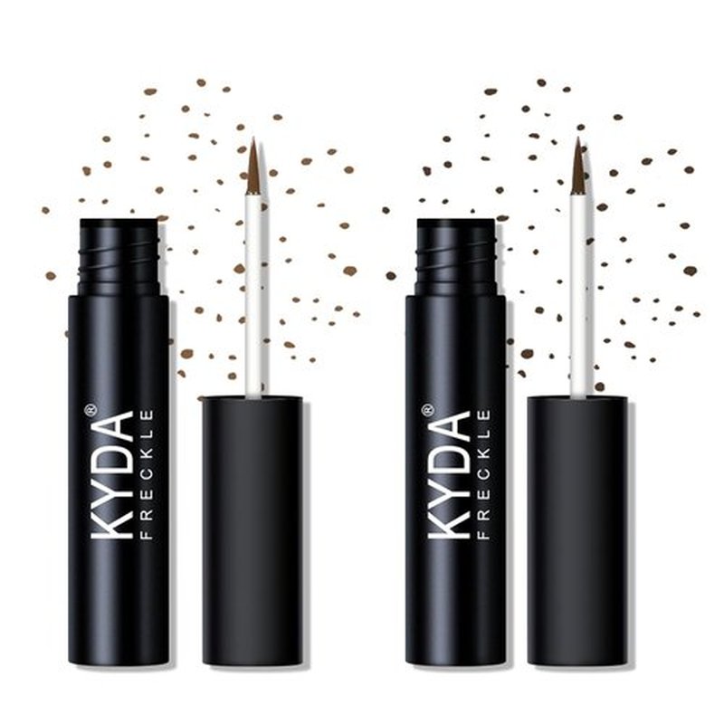 KYDA Liquid Freckle Makeup Pen - 2PCS Water-Resistant, Natural-Looking, Buildable Faux Freckles for All Skin Tones