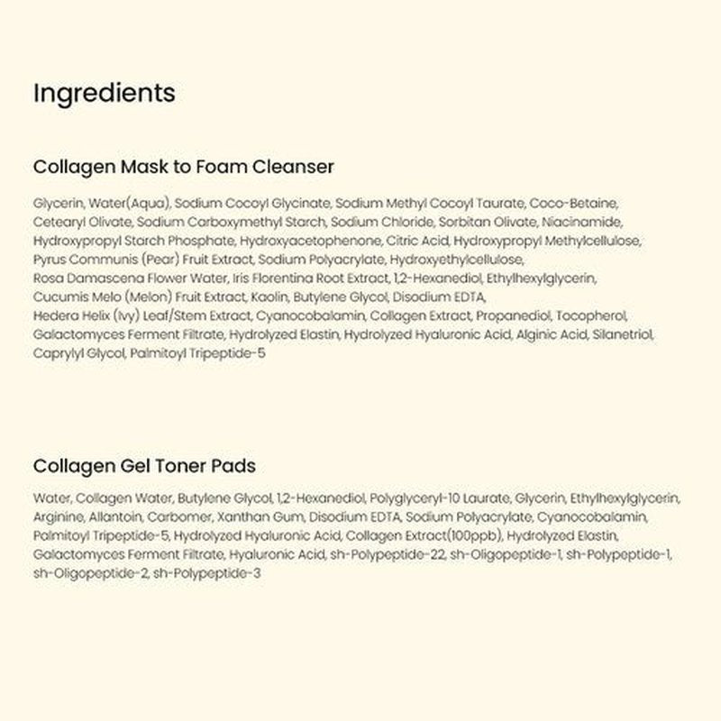 BIODANCE 7 Day Glow Up Kit: Collagen Gift Set for Glass-Skin, Korean Skin Care with Mask to Foam Cleanser, Toner Pads, Moisturizer, Gel Masks, All-in-One Skin Care Set