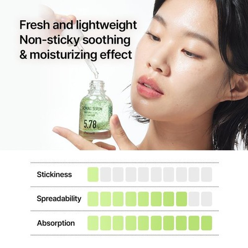Parnell Panthenol 5.78% | 30ml / 1.01 fl.oz. | Heartleaf Calming Serum, soothing & moisturizing serum, korea skin care, korea beauty