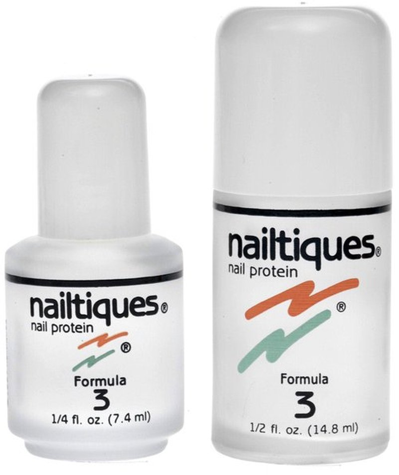 Nailtiques Nail Protein Formula 3 – Treatment for Hard, Dry, Brittle Nails – Strengthening Nail Care, 0.5 oz