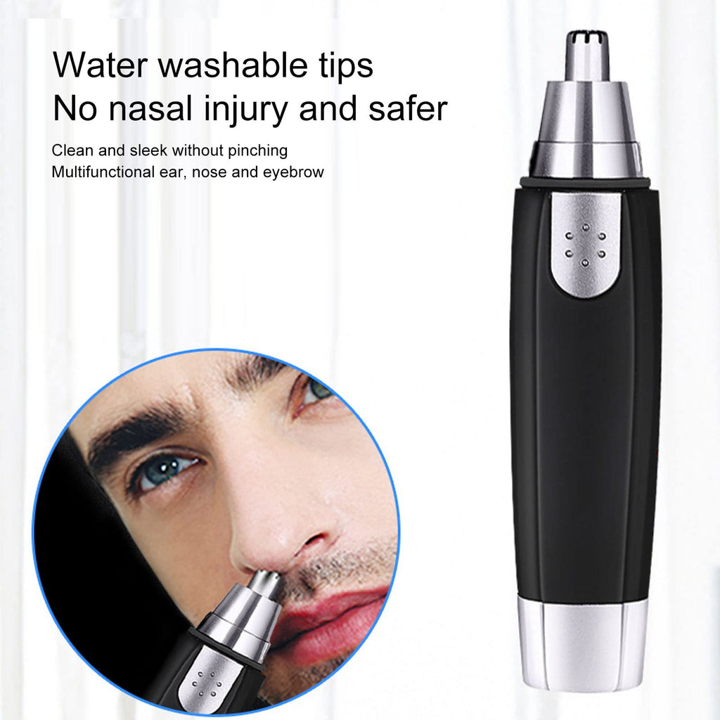 ANGGREK Nose Hair Trimmer, Nose Hair Trimmer Nose Hair Remover Nose Hair Clipper Electric Washable Nose Hair Remover for Men Women