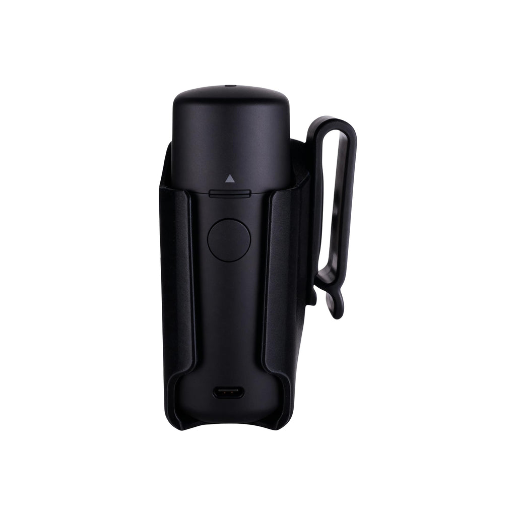 HoldMyGear Belt Clip Flashlight Holder – Compatible with Olight Baton 4 Premium Charging Case (Precision-Fit Belt Mount Holder, Fits Belts 1.5" Wide)