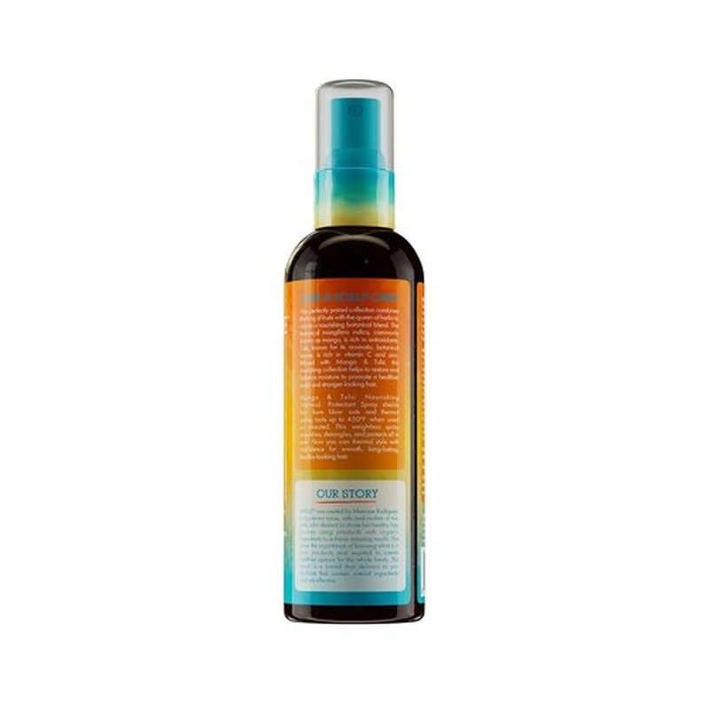 Mielle Organics Nourishing Thermal Heat Protectant Spray - Shields Hair from Heat Damage & Detangles - 6 Fl Oz
