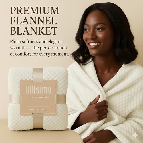 Ollisimo Luxury Gift Basket for Women – Spa Self Care Kit, Hug in a Box, Get Well Soon Package, Thinking of You Gift, Birthday Box, Relaxing Set, Sympathy Present for Her, Mom, Wife, Sister (Ivory)