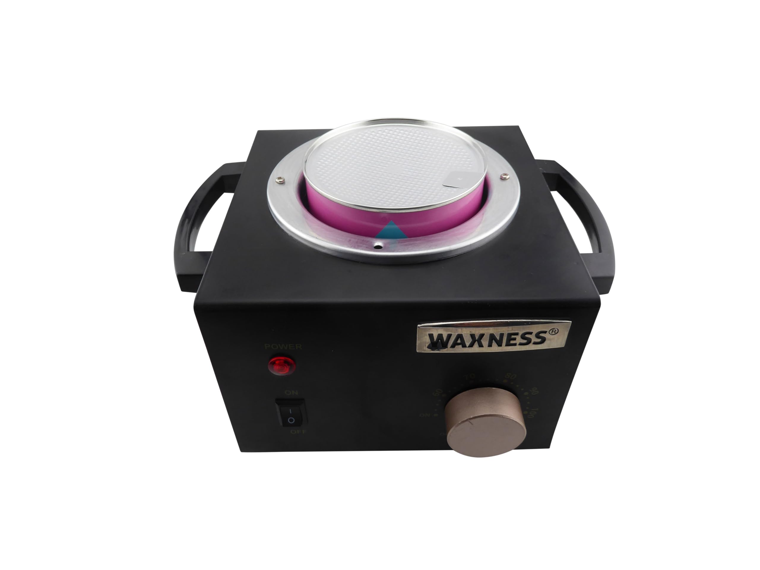 Waxness Professional Wax Warmer WN-5001 XL Black Elite-Series, Metallic Body, Holds 1.5 lb (680 g) Hard Wax & Soft Wax Tins,150W, 2-Year Warranty