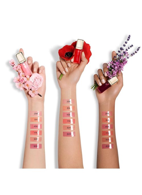 Guerlain Kiss Kiss Bee Glow Oil - 458 Rose Glow Lip Oil for Women - 0.3 oz Hydrating Formula