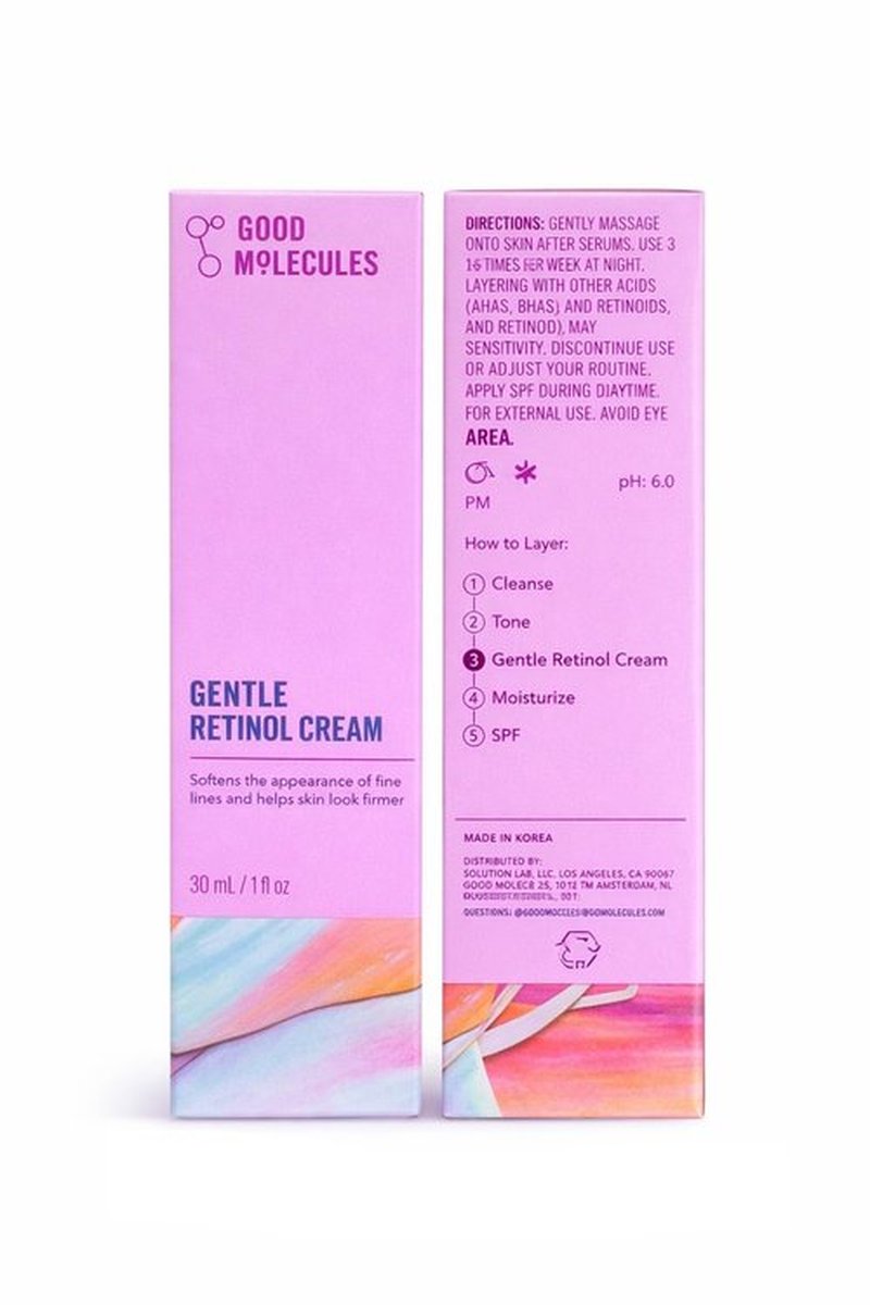 Good Molecules Gentle Retinol Cream 30 ml Pack 2