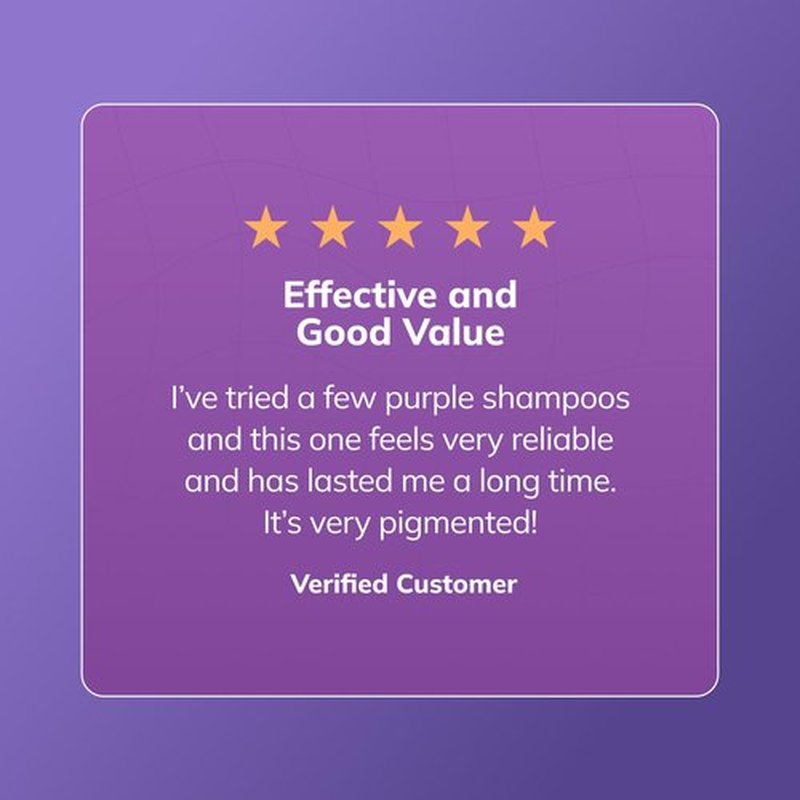 Fanola No Yellow Purple Shampoo - Color Depositing Formula for Blondes & Grey Hair - 11.83 Fl Oz