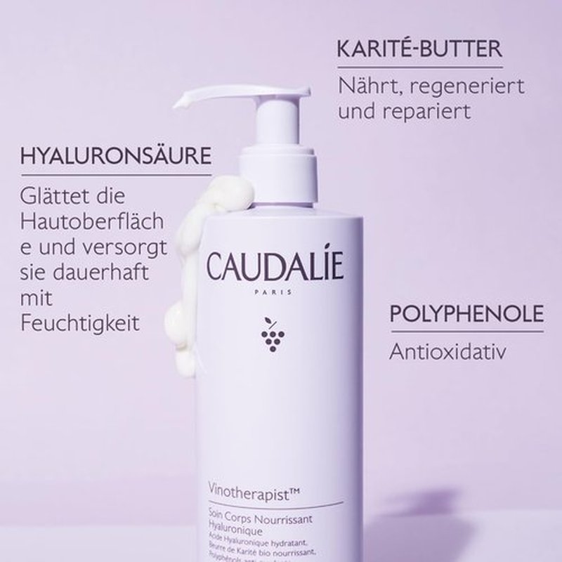 Caudalie Vinotherapist Body Lotion - Nourishing Hyaluronic Acid Formula for Soft Skin