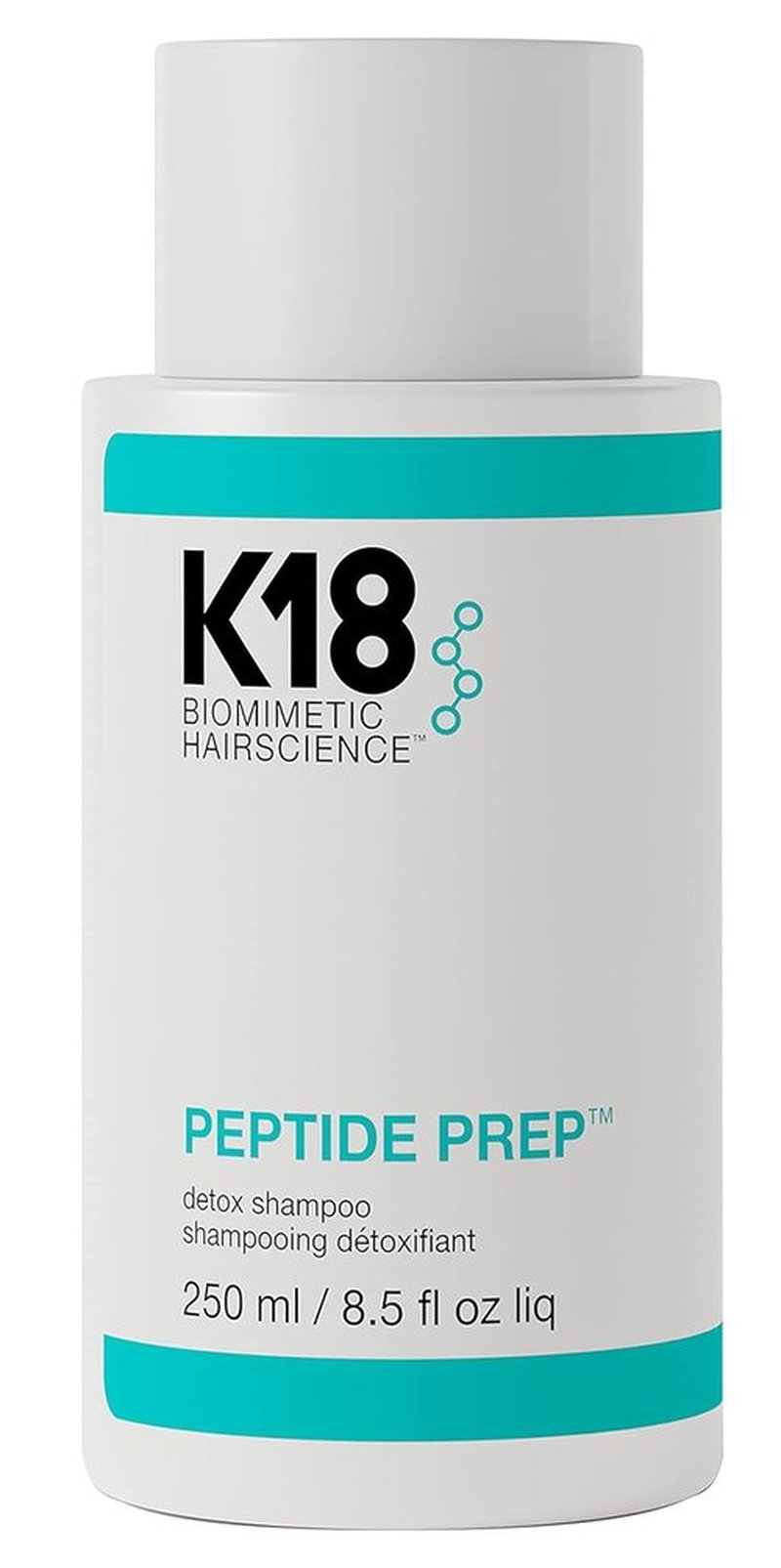 K18 PEPTIDE PREP™ Detox Clarifying Shampoo - Color-Safe, pH-Optimized Cleanse for Product Buildup & Oils