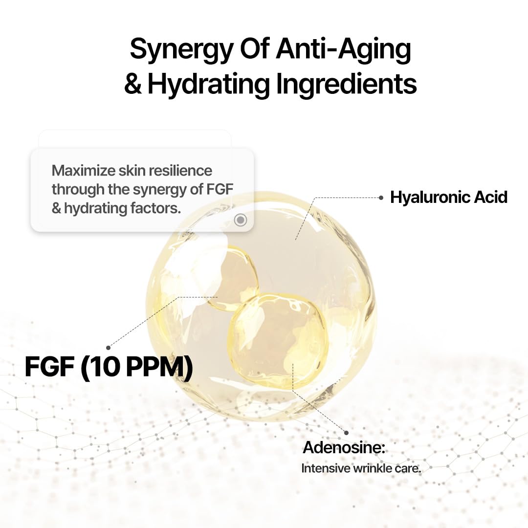 Swanicoco Pregnancy Safe Skincare FGF Pure Ampoule Serum (FGF 10 PPM), Firming Anti Aging, Hyaluronic Acids Glycerin Niacinamide, Improves Dermal Elasticity Reduces Fine Lines Hydrating 30ml 1 Fl Oz