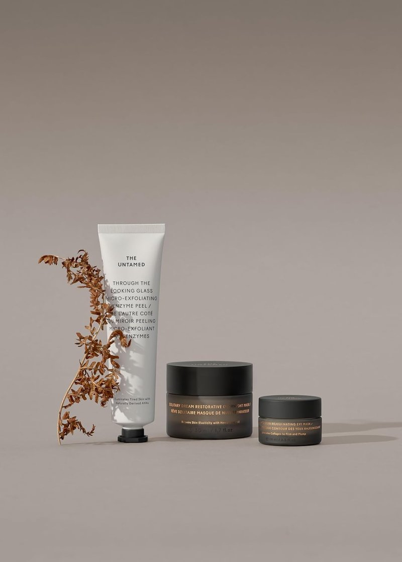 Untamed Weekly Kit - Complete Facial Skin Care Set for Hydration & Even Skin Tone | Exfoliator & Masks