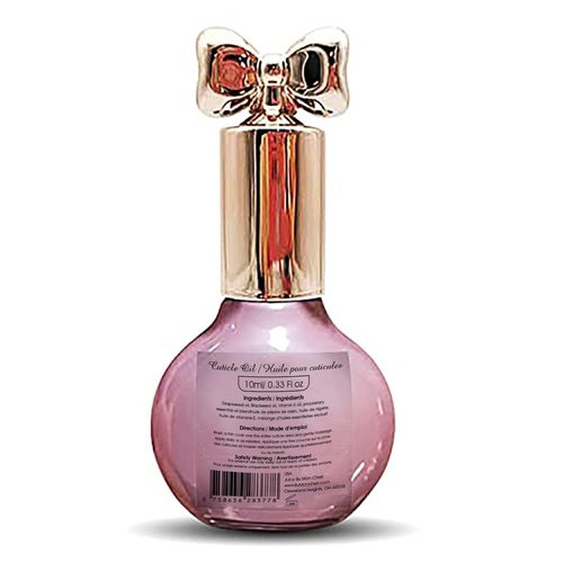 Juicy By Mon Cheri Strengthen and revitalize cuticles Cuticle Oil. Moisturizes, repairs, promotes growth with refreshing Lemon Eucalyptus scent. 10ml