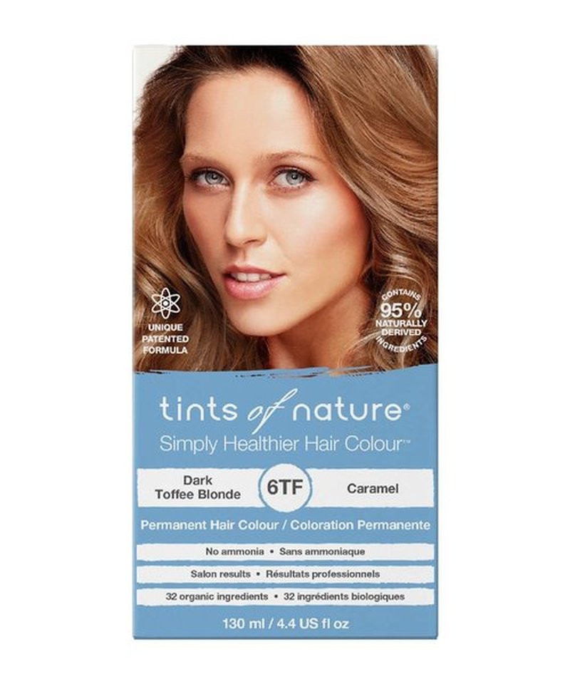 Tints of Nature Dark Toffee Blonde Hair Dye - Nourishing, Ammonia-Free Formula | 4.4 fl oz