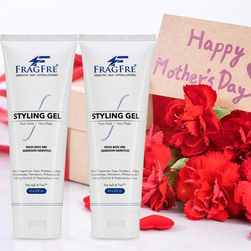 Regine Switzerland Firm Hold Hair Gel - Fragrance-Free Styling Gel for Strong Styles - 8 oz, Paraben-Free & Vegan