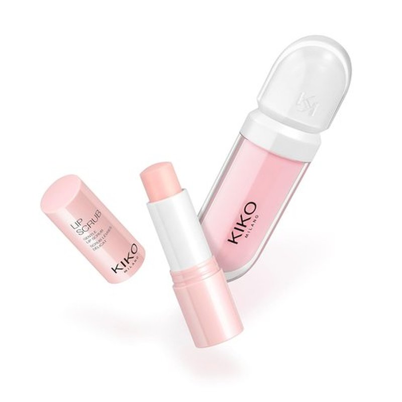 KIKO Milano Perfect Lips Caring Set - Lip Scrub & Cream Duo for Soft, Hydrated Lips