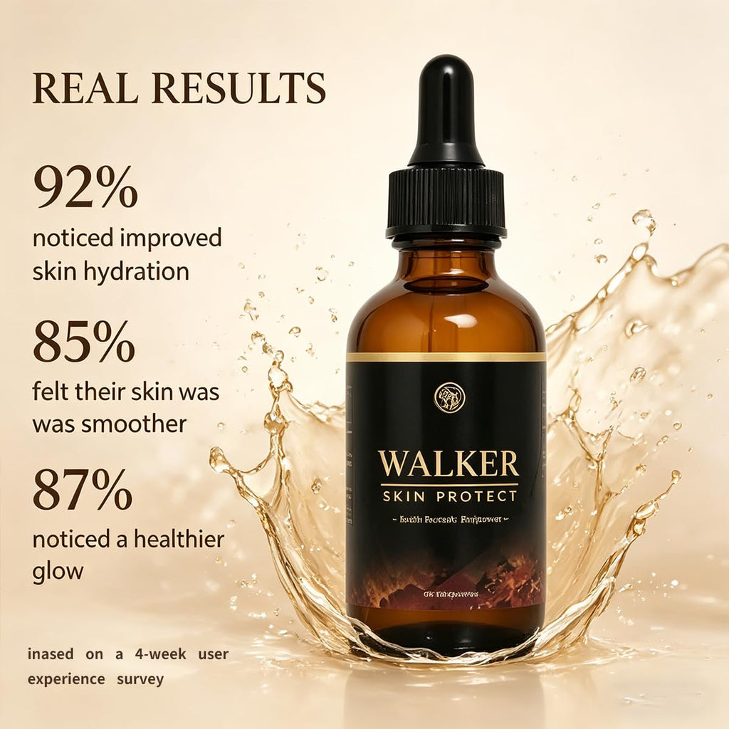 Walker Skin Protect Serum: Natural Firming Facial Serum—Tightens Skin and Fights Aging. to diminish dark circles and provide a lifting effect. Suitable for all skin types (1 PCS)