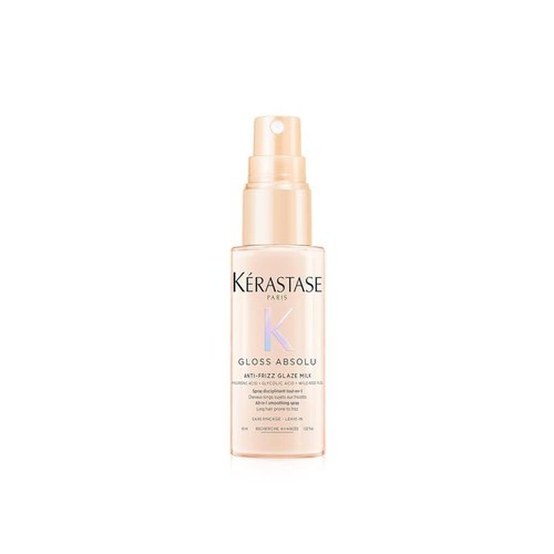 Kerastase Gloss Absolu Anti-Frizz Glaze Milk - Hydrates, Detangles & Smooths for Long Hair | Heat & Humidity Protection