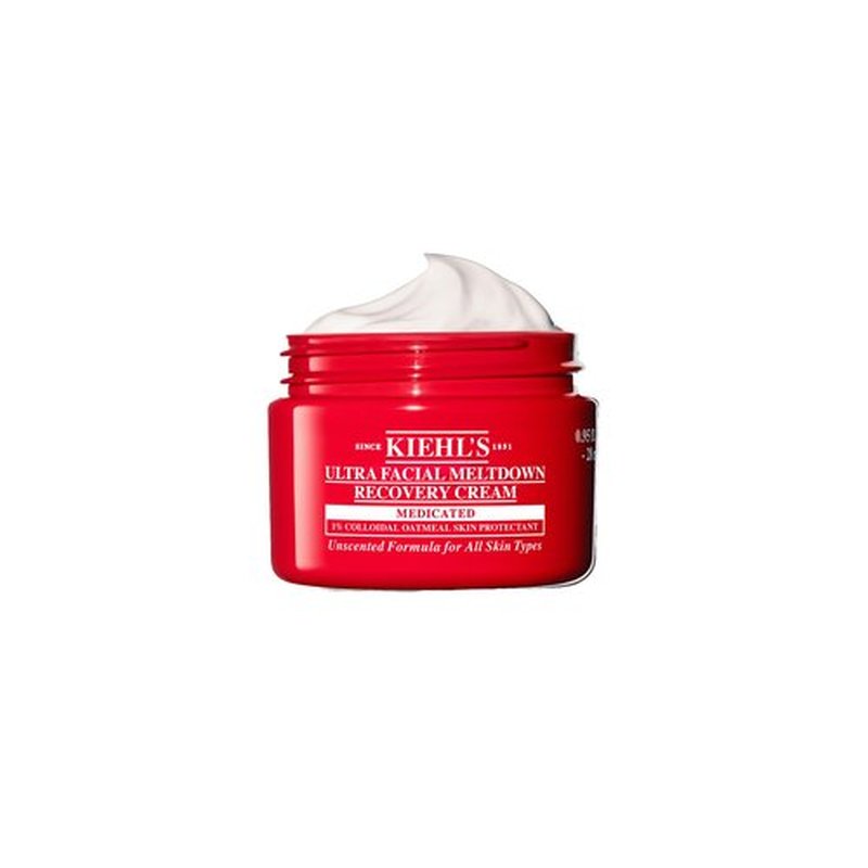 Kiehl's Ultra Facial Recovery Barrier Cream, Lightweight Moisturizing Face Cream, Provides Moisture Boost, Lotion Repairs and Restores Skin Barrier, Suitable for Dry and Sensitive Skin - 0.95 Fl Oz
