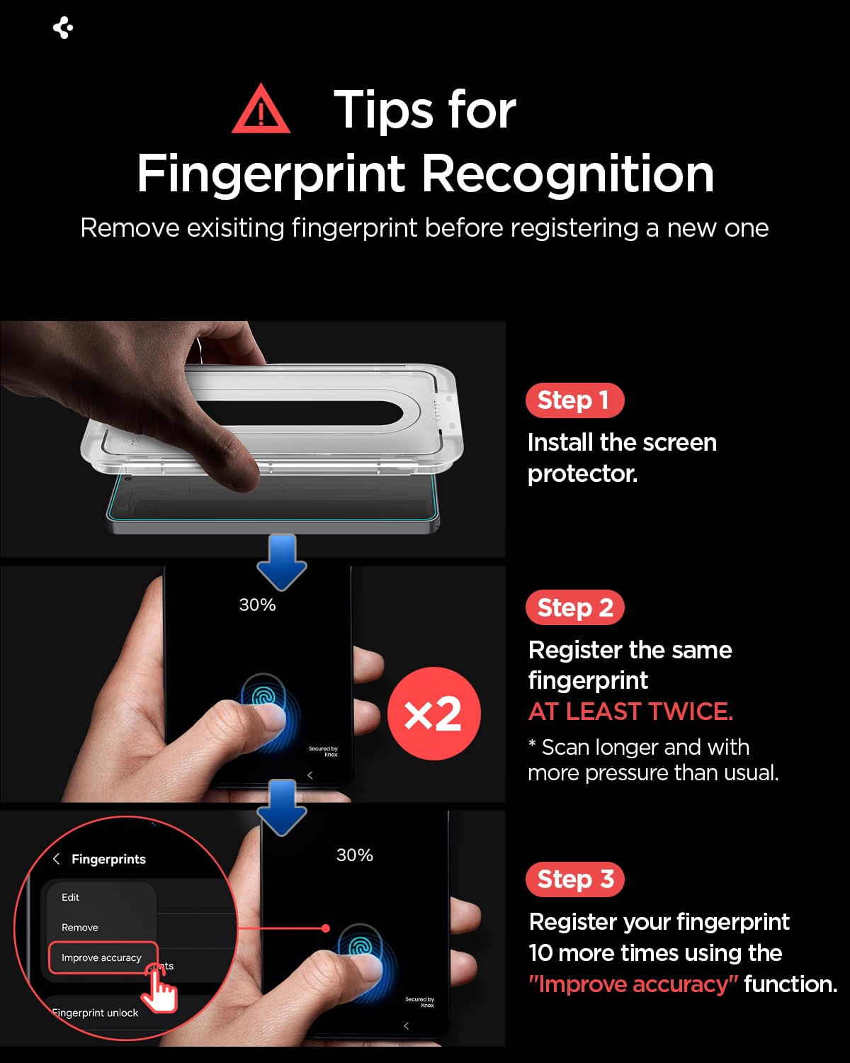 Spigen AluminaCore Screen Protector Tempered Glass [Glas.tR EZ Fit] designed for Galaxy S26 [2 Pack] 10H+ Hardness, Aluminum-Enhanced Durability