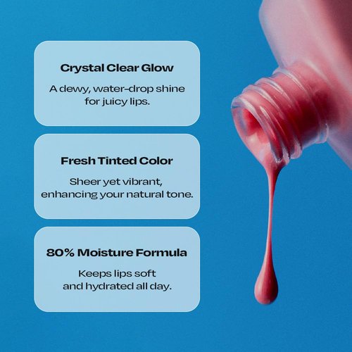 alternativestereo Lip Potion Aqua Glow No.9 Coco Milk | Hydrating, Non-Sticky Gloss with Sheer Radiance | 0.3 Oz