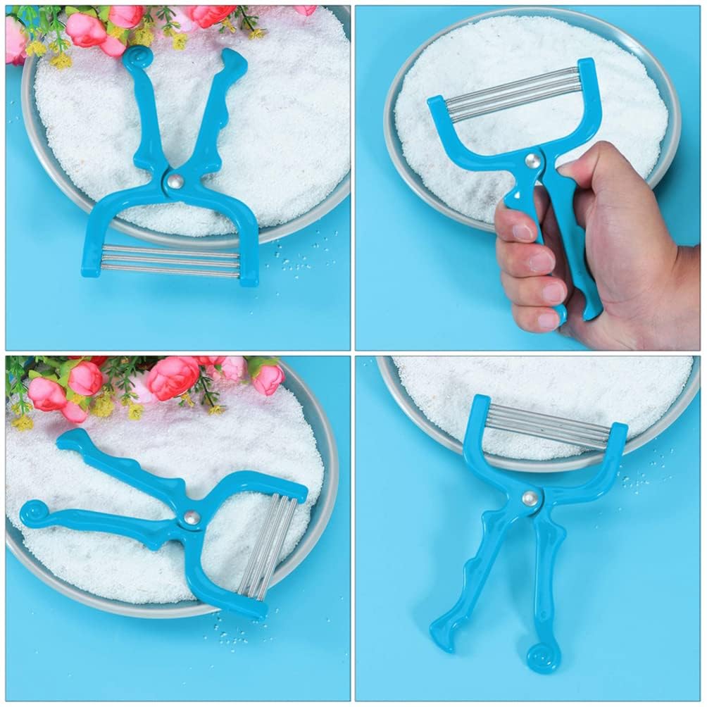 FOMIYES 3Pcs Facial Hair Remover Spring Eyebrow Face Epilator Coil Portable Hair Remover Manual Face Hair Removers Threaders Spring Threading Tool for Women Lady