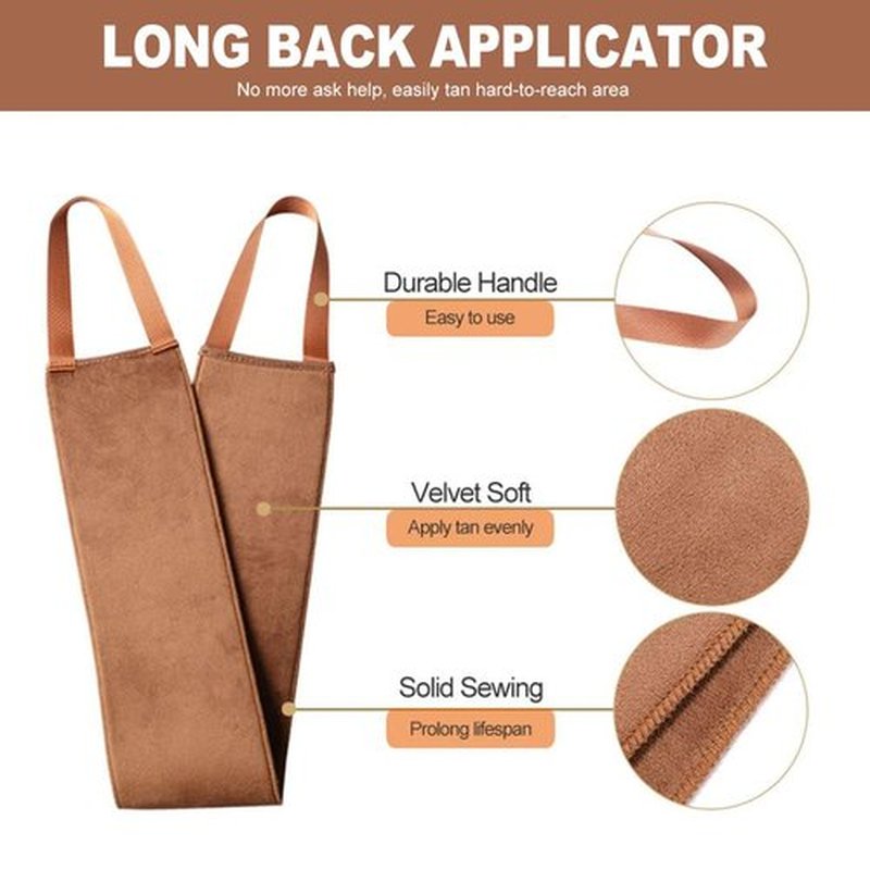 3 in 1 Self Tanning Mitts Self Tanner Mitt Applicator Tanning Brush Self Tanner Back Applicator, Tanning Gloves for Self Tan Mitt,Self Tanning Kit for Lotion,Spray Tan,Body,Sunless,Face