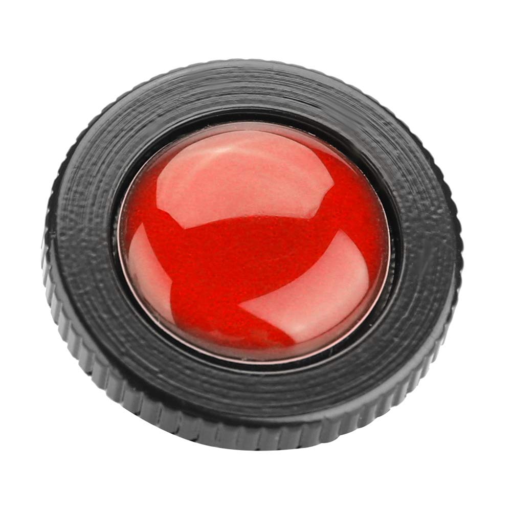 ANGGREK Quick Release Plate, Mini Aluminium Alloy Round for Manfrotto Compact Action Tripod, Ultralight, Compatible with Most Cameras, 1/4inch Screw, 22mm Diameter, Rojo
