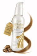 VITAMINS Keratin Hair Serum Oil - Anti-Frizz Treatment for Dry, Damaged Hair with Biotin & Collagen | 4.25 fl oz