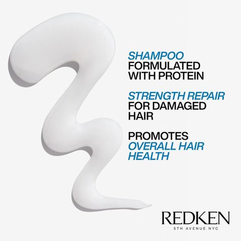 Redken Extreme Shampoo - Strengthen & Repair Damaged Hair, Protein-Infused Formula, 10.1 oz