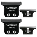 Wahl 5 Star Detailer Li Trimmer Replacement Blades - Adjustable Zero-Gap Stainless Steel, Black | 2 Pack