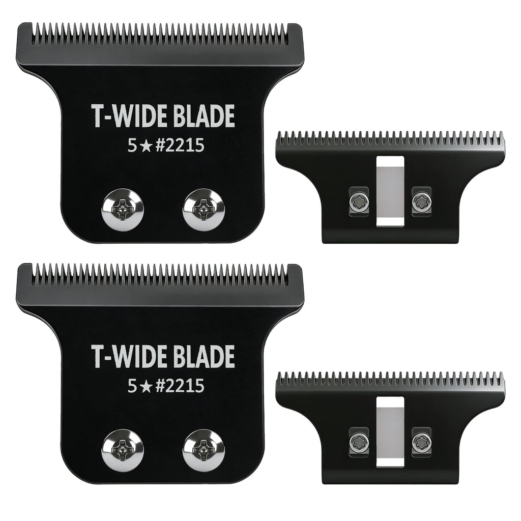 2215 Replacement T Wide Blades for Wahl 5 Star Detailer Li Trimmer 2 PCS