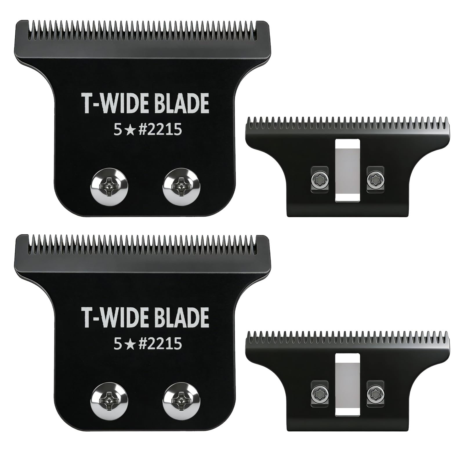 2215 Replacement T Wide Blades for Wahl 5 Star Detailer Li Trimmer 2 PCS