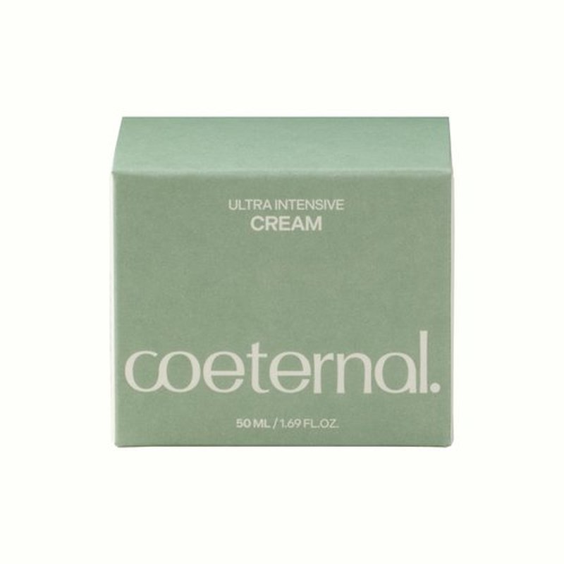 coeternal Ultra Intensive Cream, Hydrating Korean Face Moisturizer with Niacinamide, Arginine & Algae11 Extracts, Non-greasy Barrier Cream for Dry, Oily or Sensitive Skin, 50ml / 1.69 fl.oz.