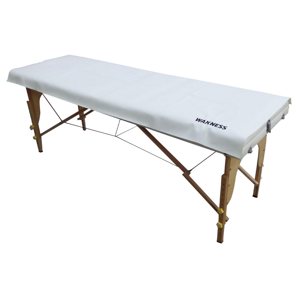Waxness Non-Sticky Sugaring and Waxing Pad – 72 x 27 Inch size, Cream Colour – Reusable Polyurethane Cover for Waxing and Treatment Tables