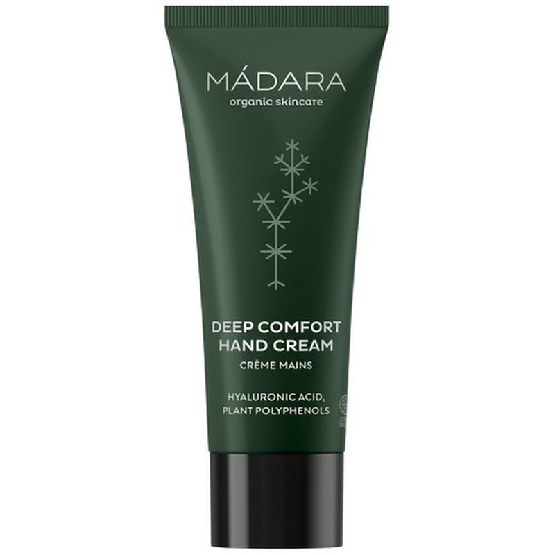 Madara Deep Comfort Hand Cream - Ultra-Moisturizing Formula with Aloe & Cocoa Butter | 60 ml for Soft, Protected Hands