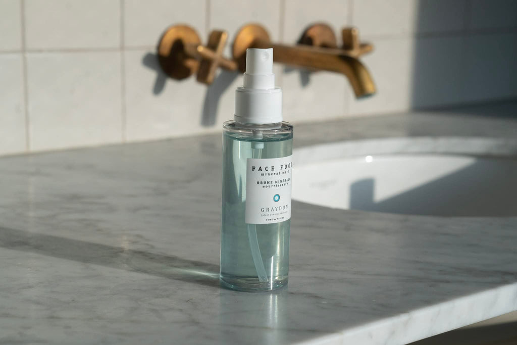 GRAYDON Face Food Mineral Mist - Natural Facial Toner I Balances, Rejuvenates, Mattifies & Shields Skin I 3.4ounce