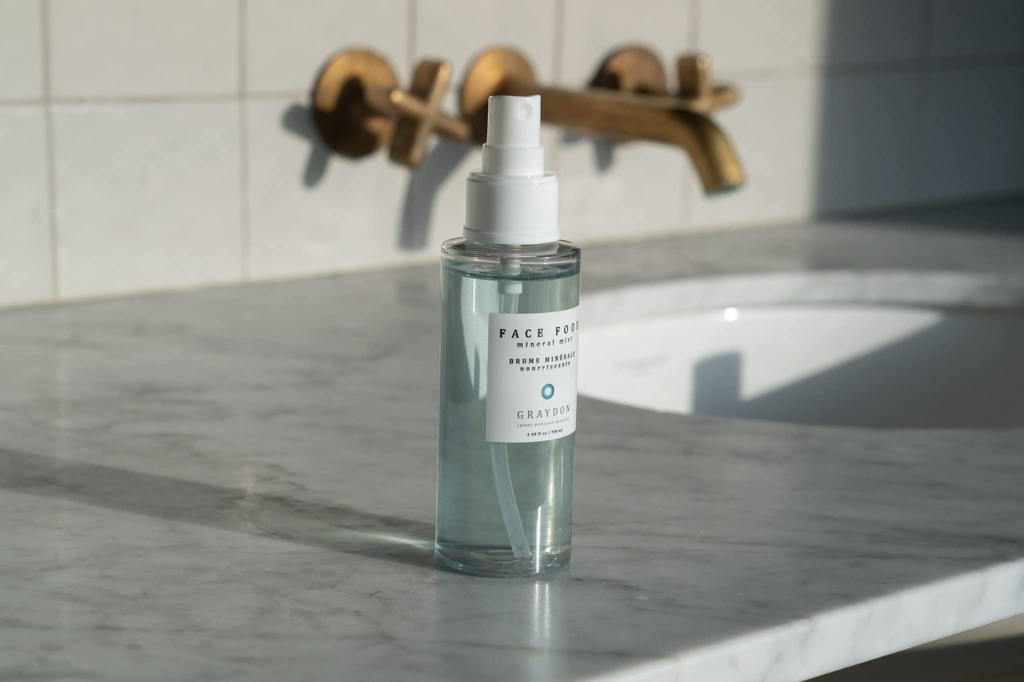GRAYDON Face Food Mineral Mist - Natural Facial Toner I Balances, Rejuvenates, Mattifies & Shields Skin I 3.4ounce