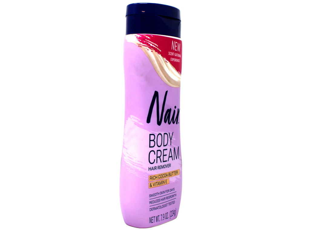 Nair Hair Remover Cream for Arms, Legs, Underarms and Bikini Area, Rich Cocoa Butter & Vitamin E, 7.9 OZ