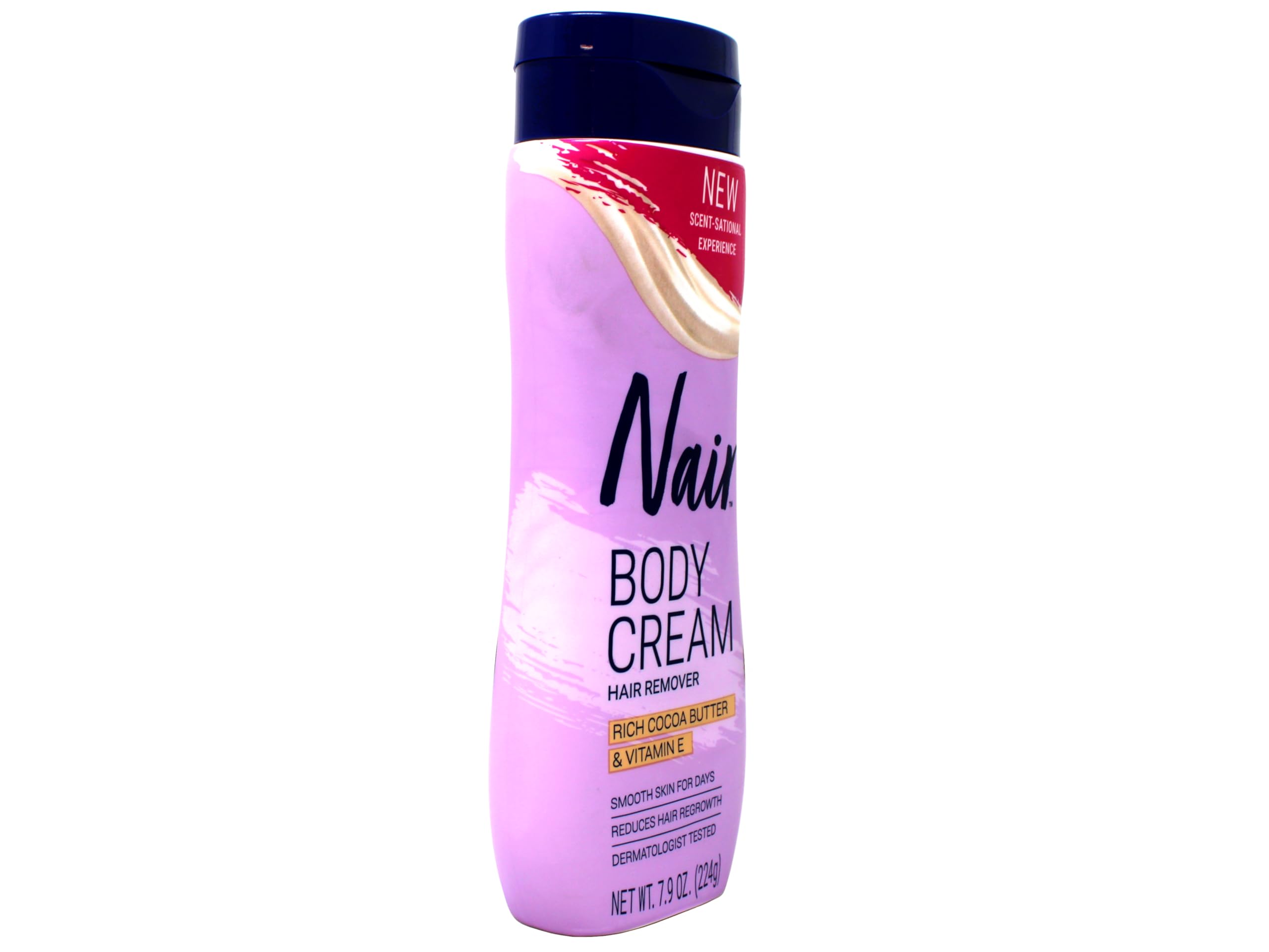 Nair Hair Remover Cream for Arms, Legs, Underarms and Bikini Area, Rich Cocoa Butter & Vitamin E, 7.9 OZ