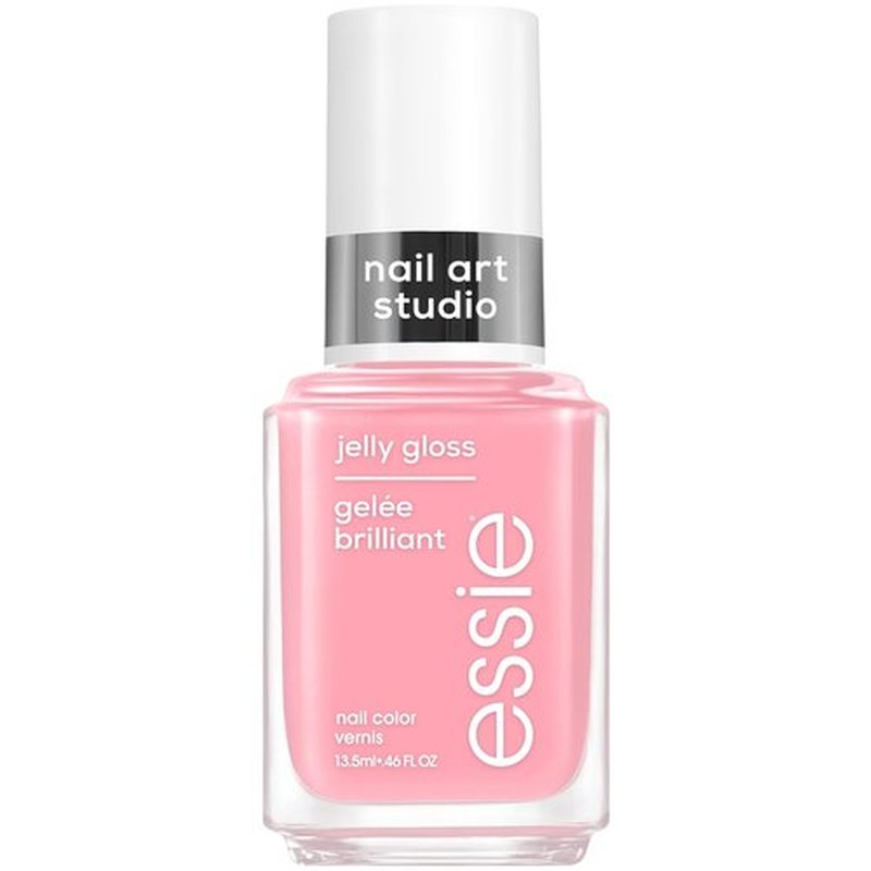 Essie Nail Art Studio Jelly Gloss Polish - Vegan Sheer Pink Blush Nail Polish, 0.46 Fl Oz
