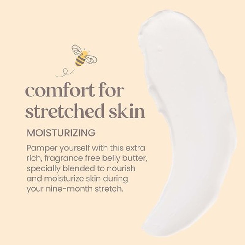 Burt's Bees Mama Belly Butter - Stretch Mark Cream for Pregnancy & Postpartum Care | 6.5 Oz (Pack of 3)