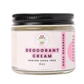 ECO ROOTS Natural Deodorant Cream - Organic, Non-Aluminum Formula | Vegan & Baking Soda Free | Rose Geranium Scent