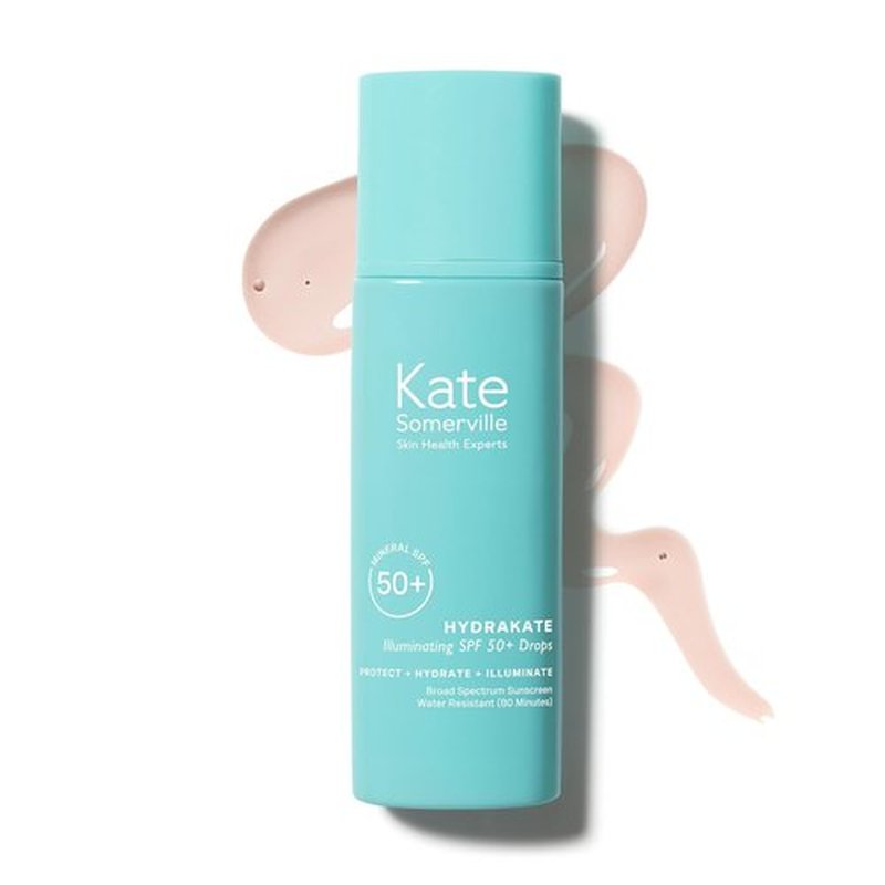 Kate Somerville HydraKate Sunscreen Drops - Tinted SPF 50+ Mineral Protection with Zinc Oxide, 1.7 Fl Oz