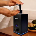 Oil Warmer for Massage, Body Lotion Heater with Two Oil Bottle Dispenser