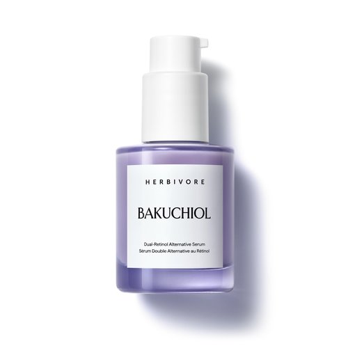 Herbivore Bakuchiol Dual-Retinol Alternative Face Serum | Smoothing & Firming for All Skin Types,1.0 ounce