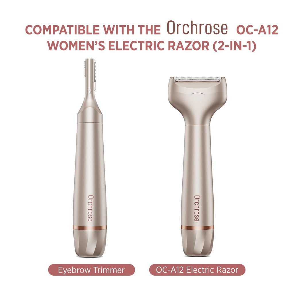 Orchrose Eyebrow Trimmer Head for Women: OC-A12 Replacement Shaving Attachment for Smooth & Accurate Grooming - 1 Pack