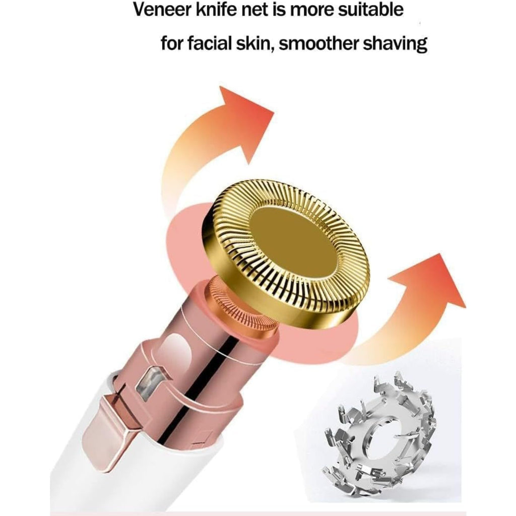 Epil Pro 3.0 Cordless Women Face Epilator - 2-in-1 Hair Removal for Face, Hand, Legs, Underarms (Pink)